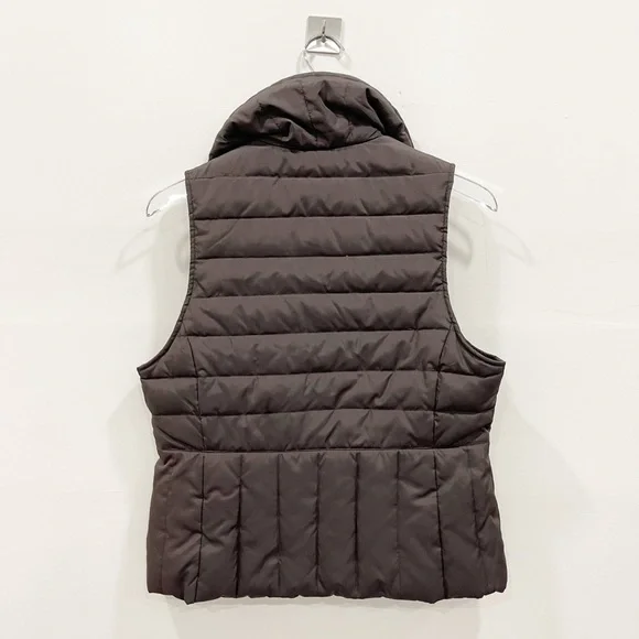 Kenneth Cole Quilted Down Puffer Vest Chocolate M - Picture 2 of 7